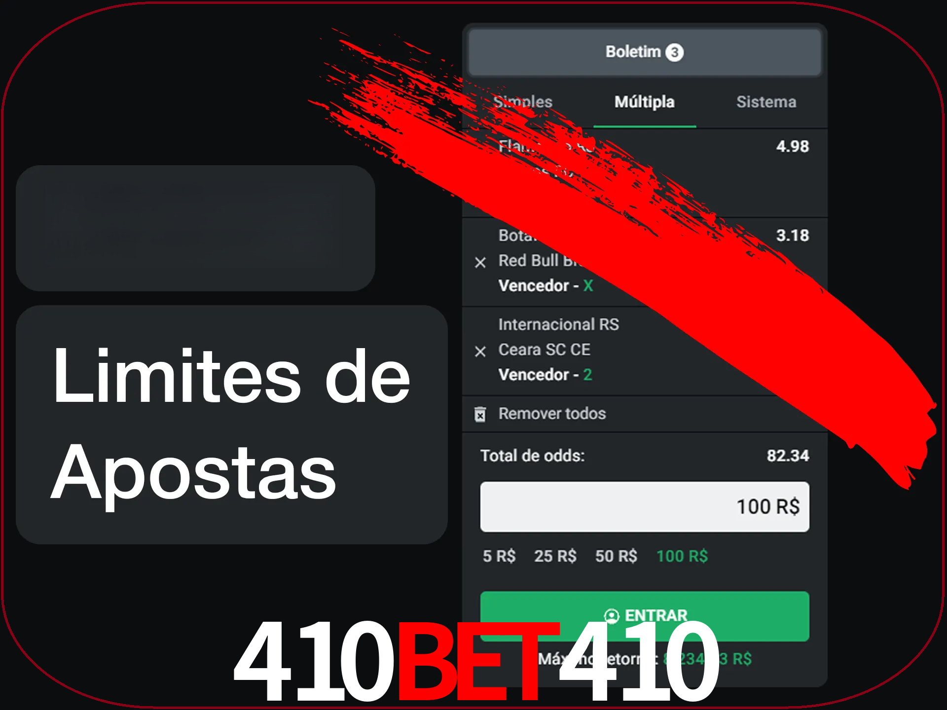 Não faça apostas loucas.